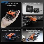 GEPRC DarkStar16 O4 Pro 1.6 Inch FPV Quadcopter equipped with 14800KV Motor for Ultimate Freestyle Orange Grey Version - Image 3