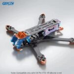 GEPRC GEP-MK5 Mark5 Wide X Carbon Fiber Frame, 5 Inch Lightweight & Durable Frame Kit Compatible with DJI O4 Pro FPV Drone