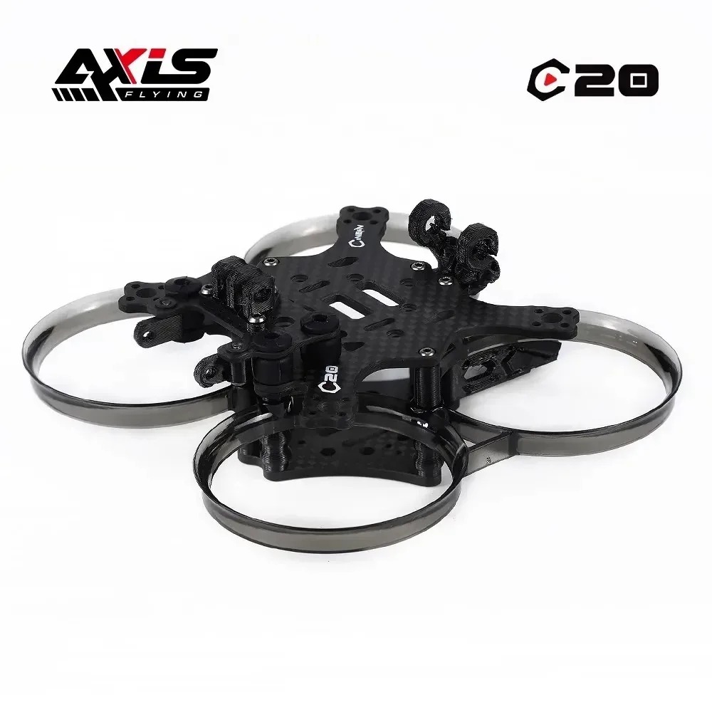 主图_03 AXISFLYING CINEON C20 / C20 V2 FPV Drone Frame KIT 2-Inch O3 Air Unit Cinewhoop with Anti-Shake Design Ultra-Light for Indoor - Image 1