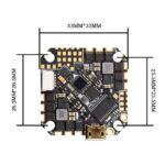 JHEMCU GHF405AIO-HD 40A AIO F4 Flight Controller for Toothpick FPV Racing Drones, Betaflight OSD