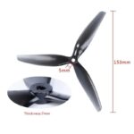 HQProp 7x4x3 7-Inch Propeller 7040 3-Blade CW/CCW Set for FPV Long Range Drones High-Efficiency Props Compatible with Standard - Image 3