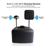 LS800D All-in-One FPV Goggles 5.8G 40CH Diversity 5 Inch HD DVR Recording Built-in Rechargeable Battery EV800D